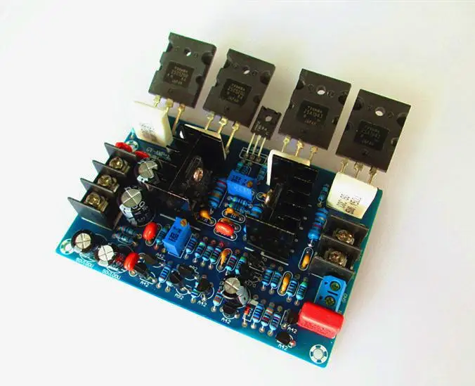 

DC double 18-50V 150W 2SC5200 2SA1943 Separate tube Mono amplifier board