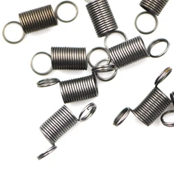 10Pcs/lot 4mmx6mm Stainless Steel Spring Dual Hook Small Tension Spring Coil Tension Steel Circle Small Mini Spring