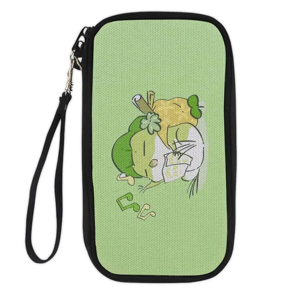 Noisydesigns Wallets Women Purses Frogs Travel Green Terrier Zipper Long Coin Purses Ladies Money Bags Passport Card Holders