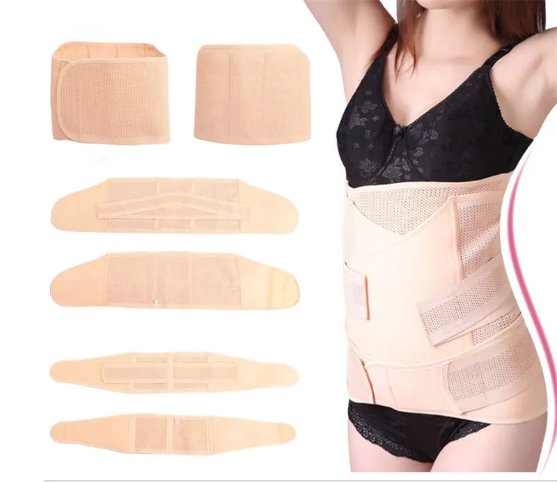 

3PCS/Set Body Shaper Pregnant Women Belt Postpartum Recovery Waist Tummy Belt Body Shaper Hip Cincher Abdominal Binder