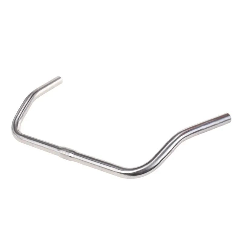 Road Bike Stainless Steel Silver 25.4mm *22.2mm *540mm Bicycle Handlebar Fixed Gear Bent Bar CSW009