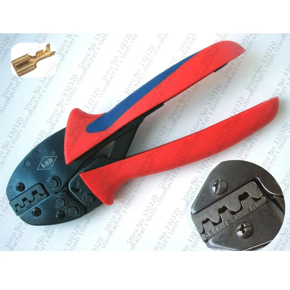 NEW! S-03B hand crimper for crimping open barrel terminal,non-insulated terminal crimping tool 0.5-6mm2