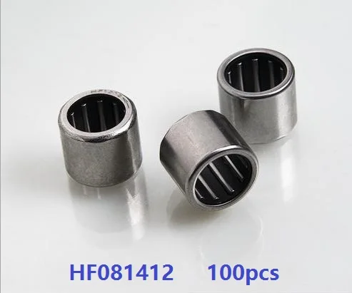 100pcs/lot HF081412 8x14x12 mm One Way Clutch Needle roller Bearing 8*14*12mm