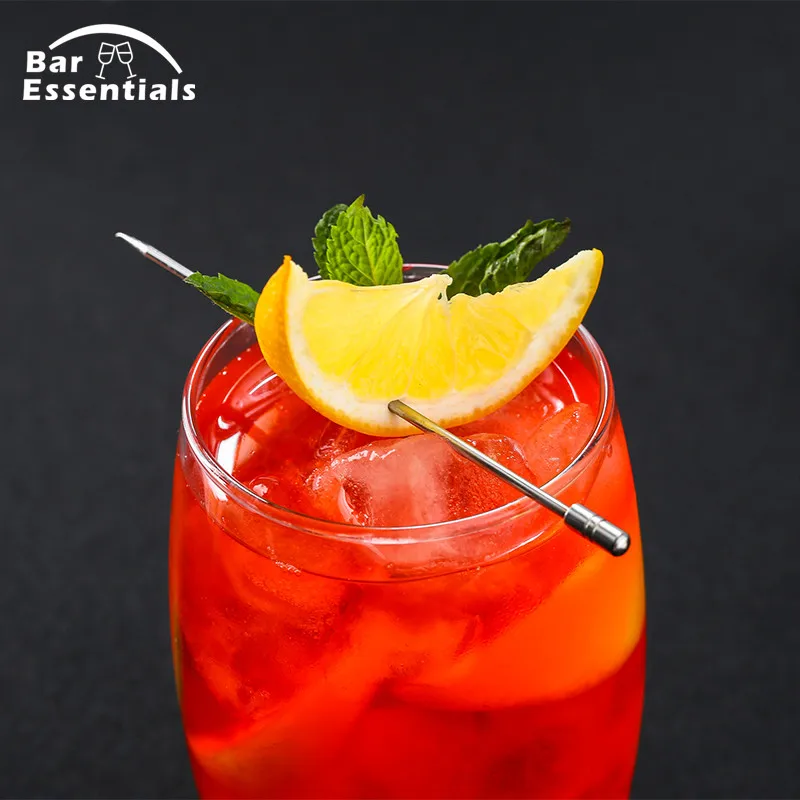 3ps Cocktail Pick Stainless Steel Fruit Sticks Bar Tools Drink Stirring Sticks Martini Picks Party Wedding Accessory - Image 4