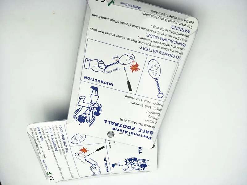 Egg-Shaped 140db Personal Keyring Attack Panic Safety Security Rape Alarm  Self Defense Keychain