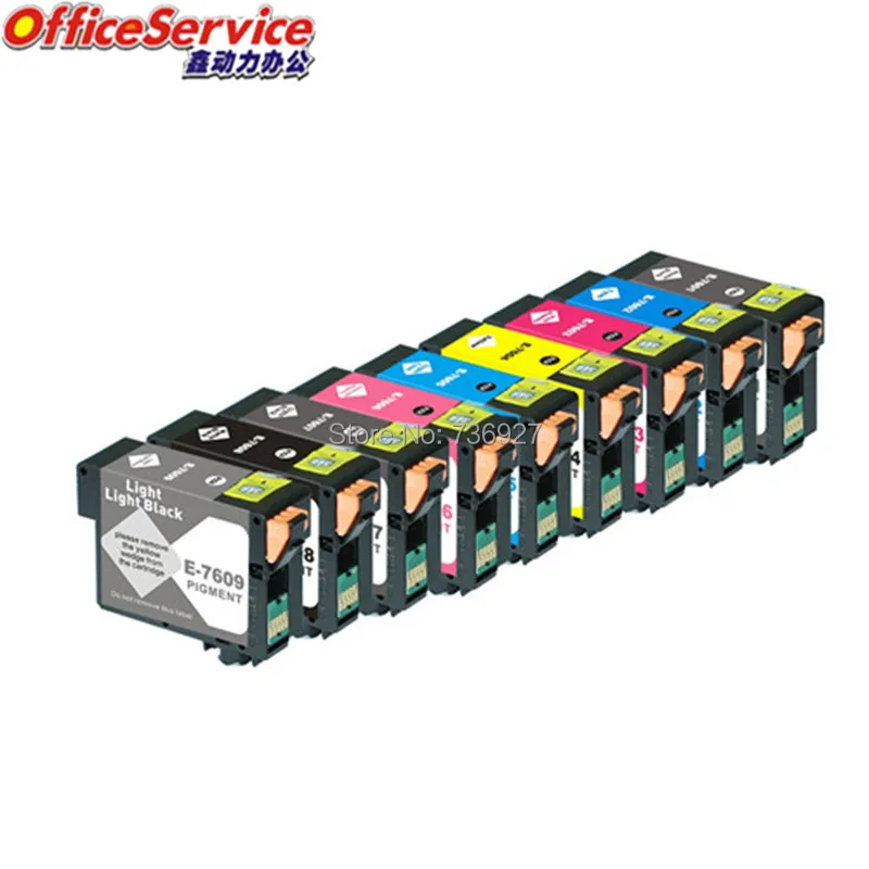 

T7601 T7602 T7603 T7604 T7605 T7608 T7609 Compatible ink Cartridge Full Ink For Epson SURECOLOR SC-P600 inkjet printer