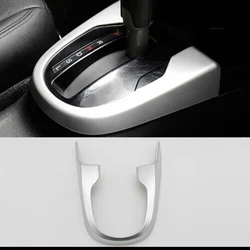 For Honda FIT JAZZ accessories 2013 2014 2015 2016 2017 2018 Car gear shift lever knob frame panel cover trim car styling