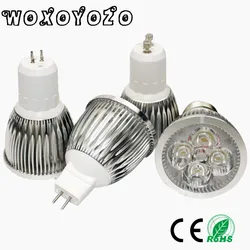 Foco LED de alta potencia GU5.3 MR16, bombillas MR 16 AC y DC 12V GU 5,3, ca 110V, 220V, regulable 9W, 12W, 15W