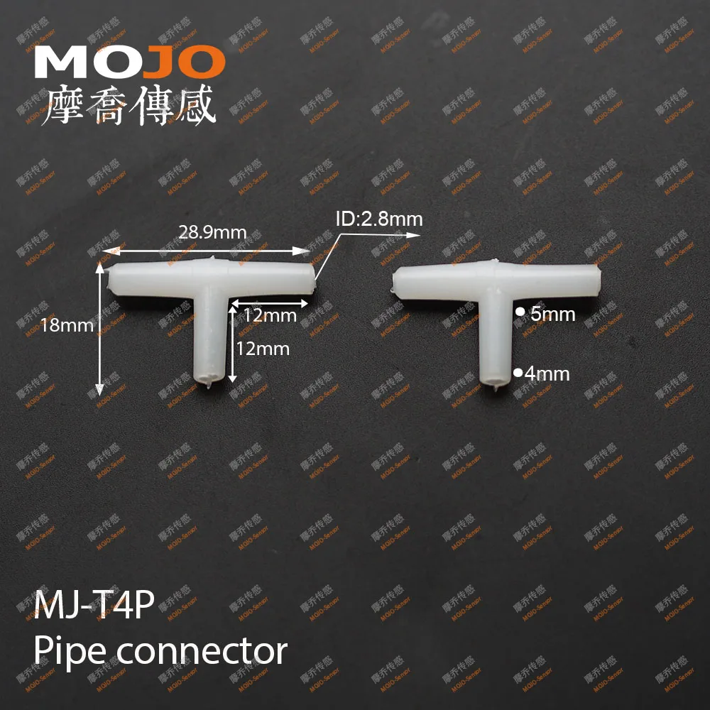 2020 MJ-T4P  4mm PP  Tee typewater  connector (100pcs/lots)