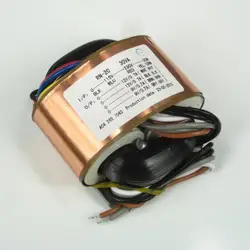 30W R core transformer dual 6V 9V 12V 15V 18V 24V 30V for preamplifier dac