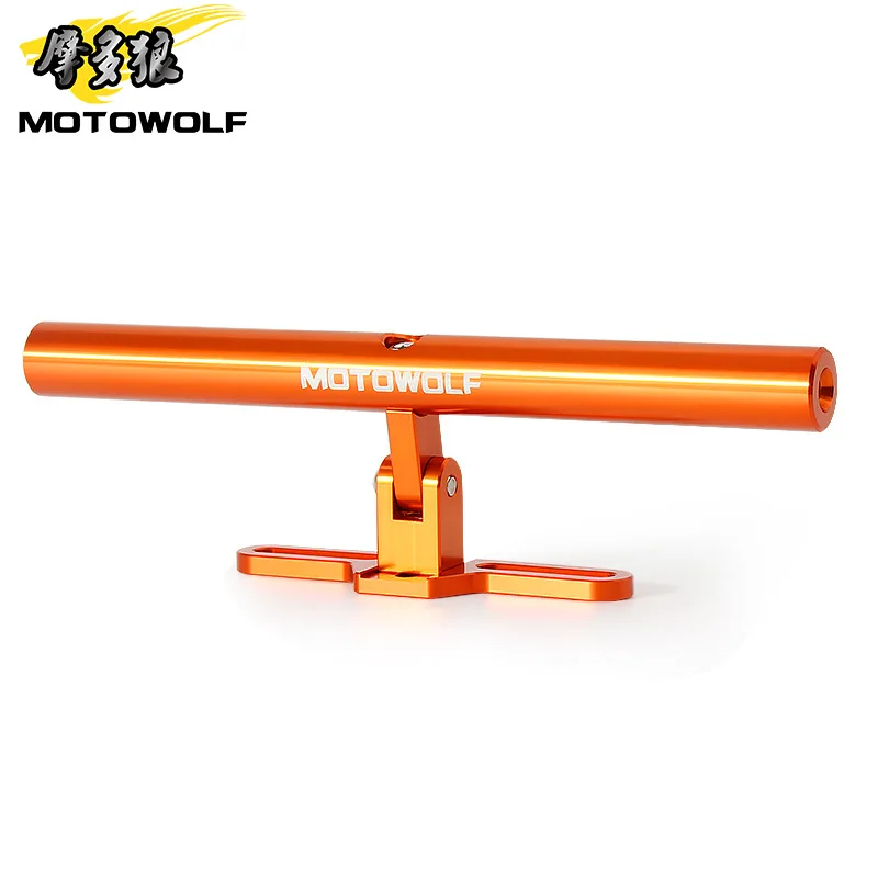 MOTOWOLF Universal Motorcycle/Scooter/Sport-bike/Cycle Reinforced Crossbar Motor Phone/GPS/Spotlight/Headlights Mounting Bracket