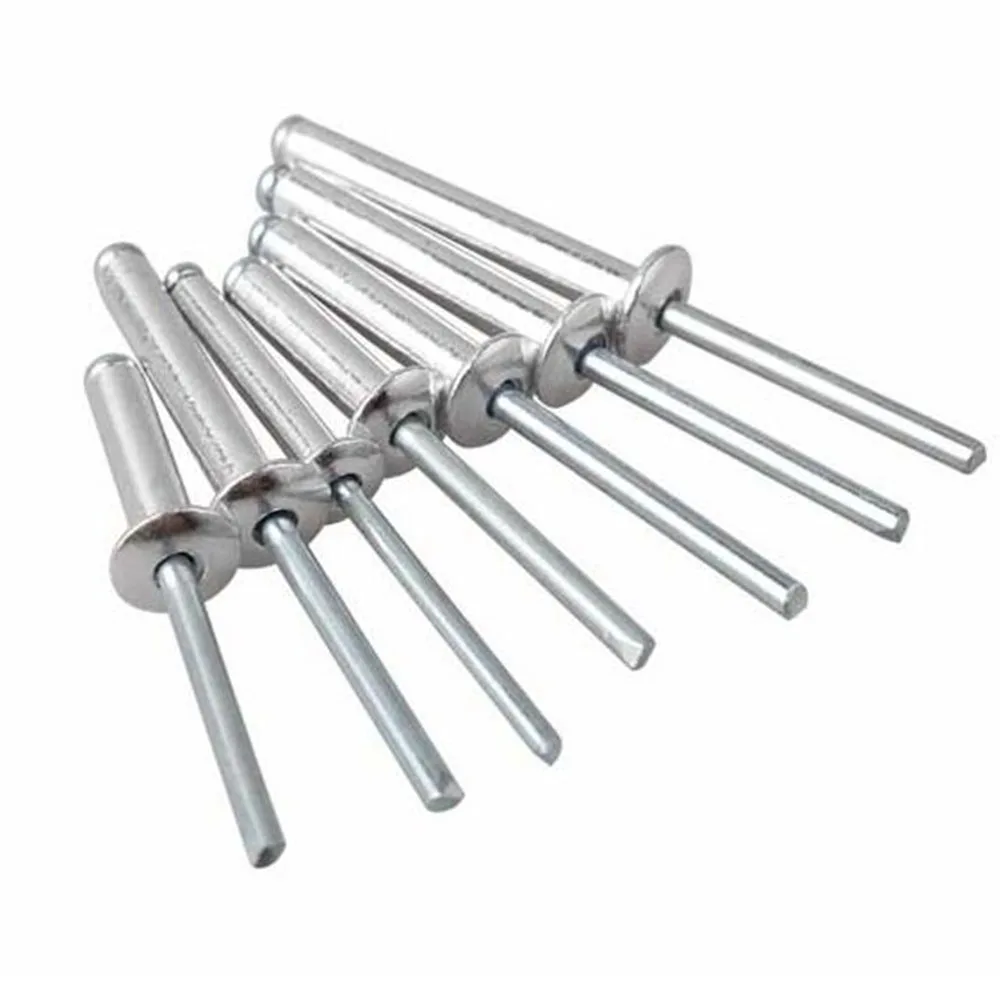 50PCS/Lot M5x8/10/13/16/20/25/30 5mm Aluminum Round Head Type Blind Rivet Cap Screw Type K