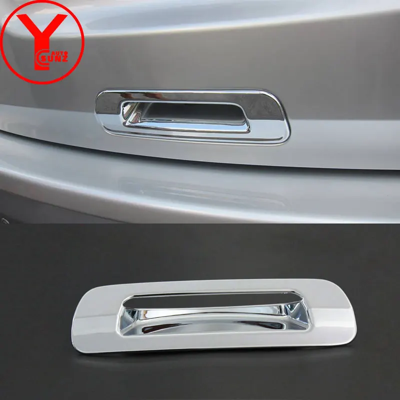 2013-2019 chrome tail gate cover For ISUZU MU-X MUX 2014 2015 2016 2017 ABS tailgate parts for isuzu mux accessories 2018 YCSUNZ