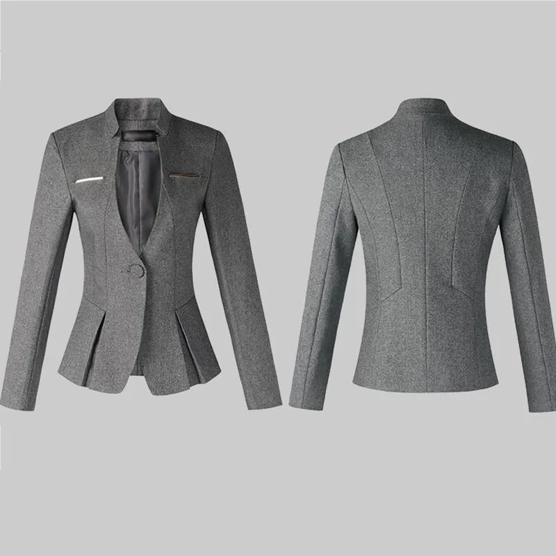 Naviu New Fashion High Quality Ensemble Femme 2 Pièces Pant Suits For Women Clothes Office Lady Formal Work Wear Uniform
