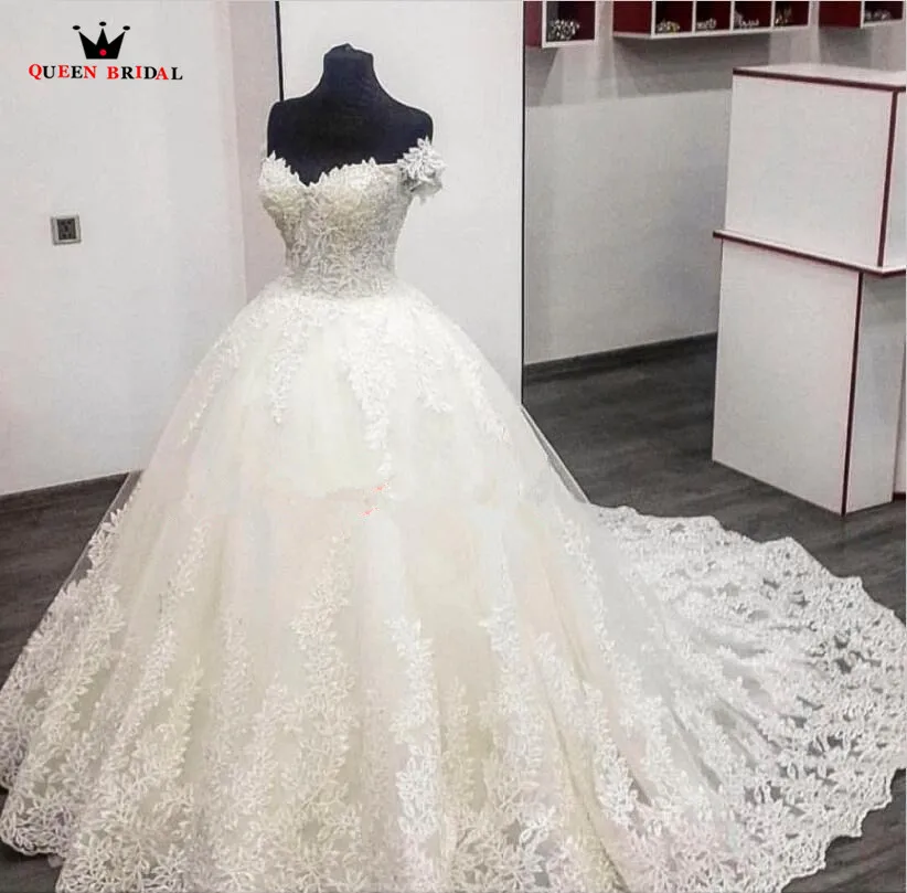 Robe de Rhsur mesure avec mancherons et perles en dentelle, robes de mariée formelles vintage, robe de mariée, robe éducative, WS78