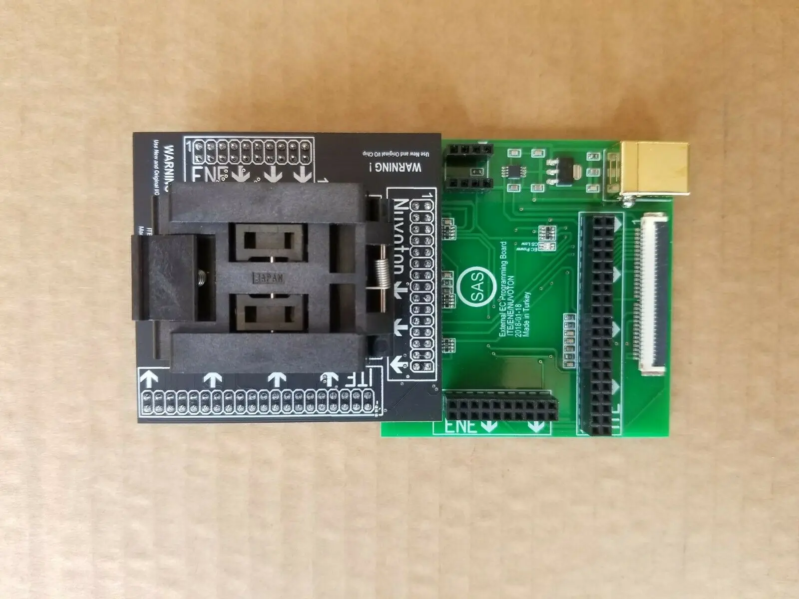 ENE,ITE,Nuvoton External IO EC Programming Adapter (For SAS and Vertyanov V3,V2) Works with SAS and Vertyanov I/O programmer