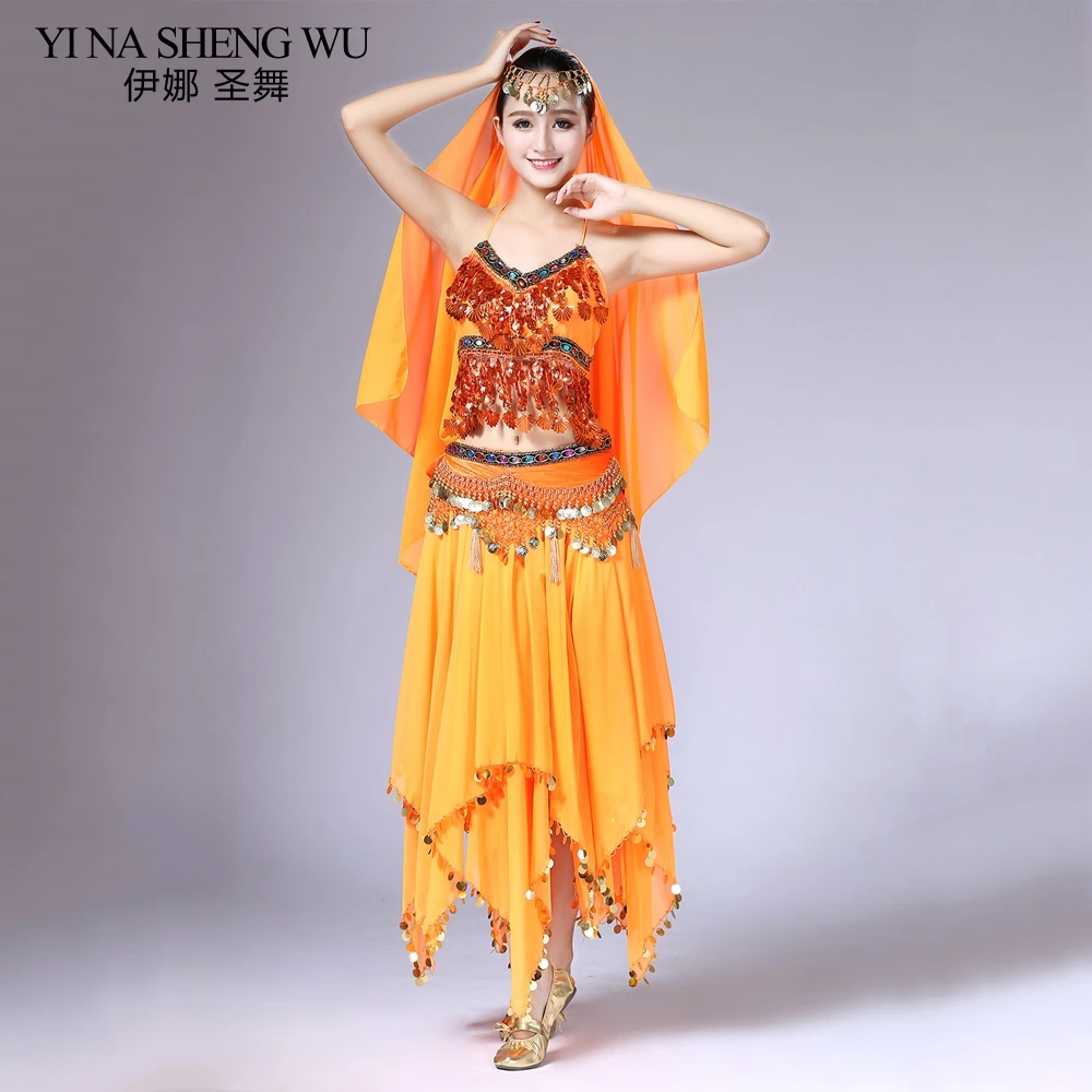 Belly Dance Waist Chain Dance Coins Tassel Waist Chain Dance Practice Waistband Indian Dance Performance Accessories Girdle Belt