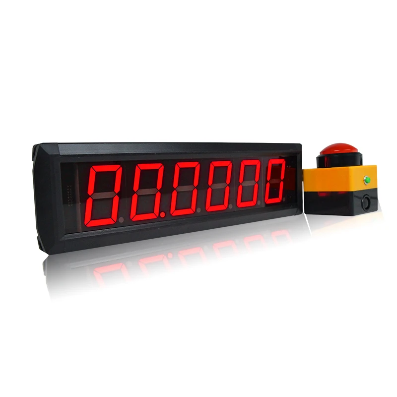 [Ganxin] 2.3 Inch High Quality 6 digits 10 Seconds  LED Electronic Timing Clock Running Events