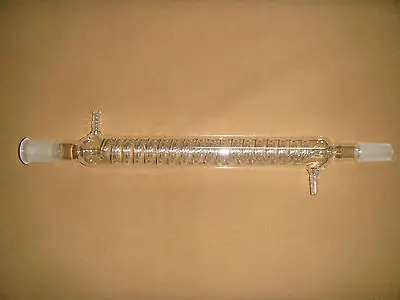 24/40,200MM,Graham Condenser,Coil Shape,Lab Glassware 24/40