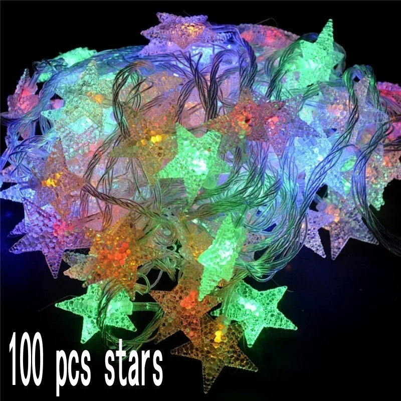 100 Led Starry String Light 10M Fairy star String Light for Holiday Party Christmas New Year Wedding Birthday Party decoration