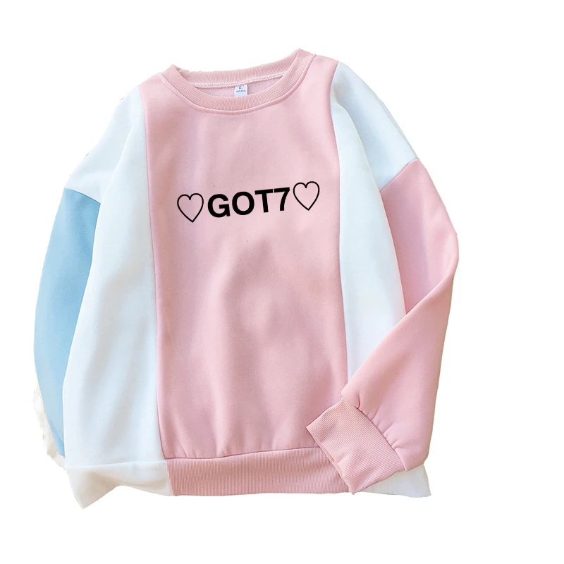 

GOT7 K-Pop Korean K Pop Hoodies Sweatshirts Loose Outwear Streetwear Hip-Hop GOT 7 Autumn Winter Sweatshirts Women Clothes