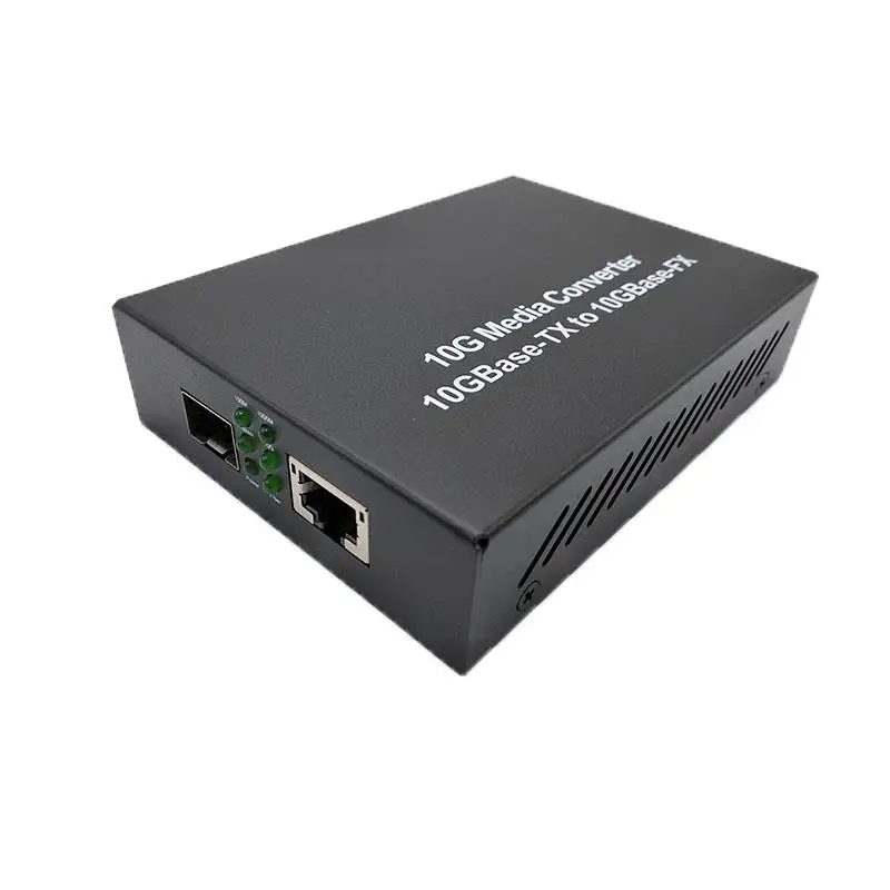 10G 20km 10/100/1000/10000M Single mode single fiber Gigabit Fiber Optic Ethernet Media Converter 1 SFP + 1 RJ45