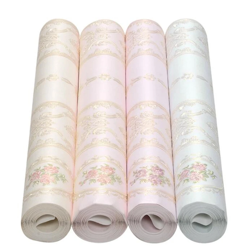 beibehang Rural style home wallpaper small floral small fresh flowers bedroom living room warm romantic wedding room wallpaper