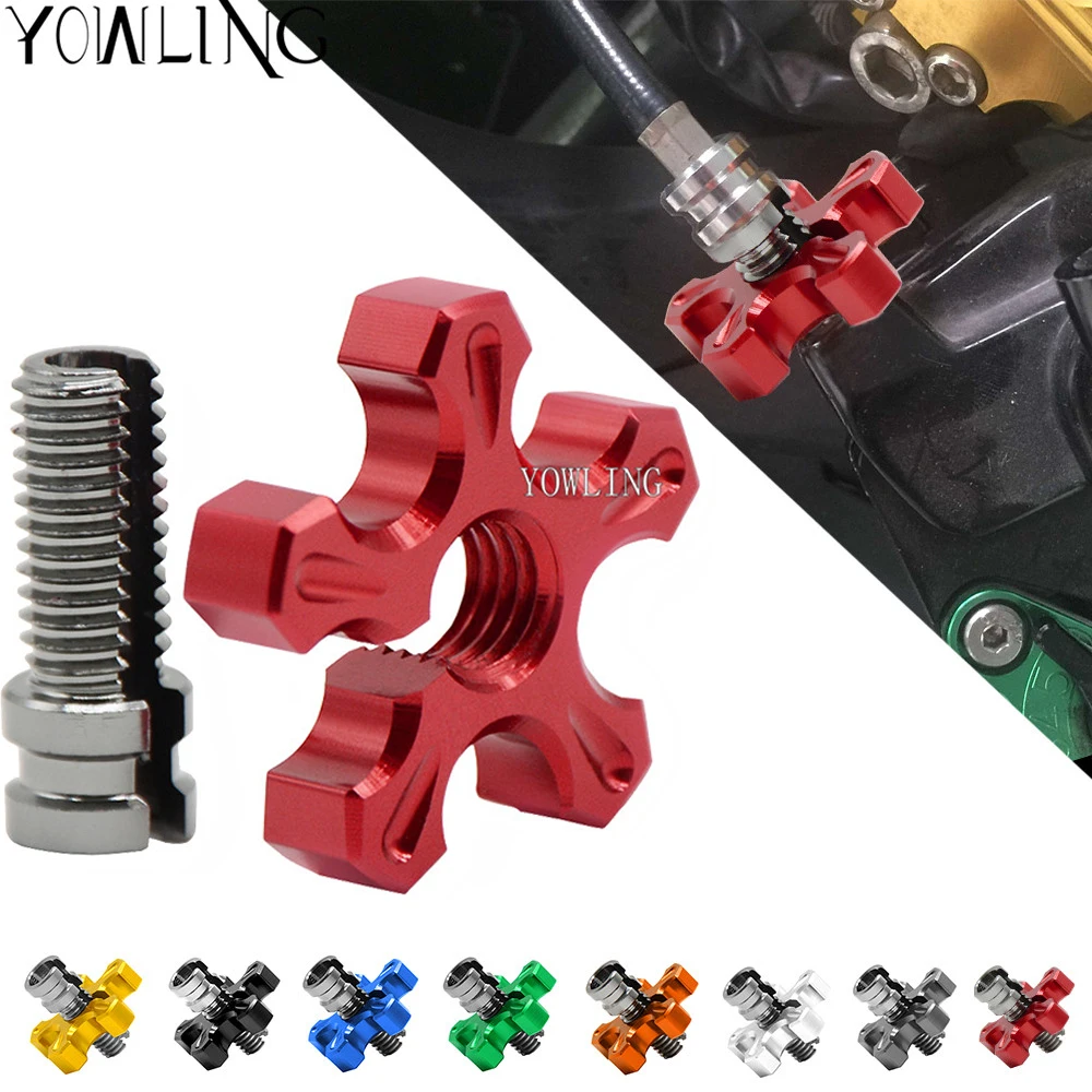 

Motorcycle CNC Billet Clutch Cable Wire Adjuster Screw M10 M8*1.25 FOR HONDA CBR954RR2-RR3 Fireblade 2002 2004 2005 2006 2007