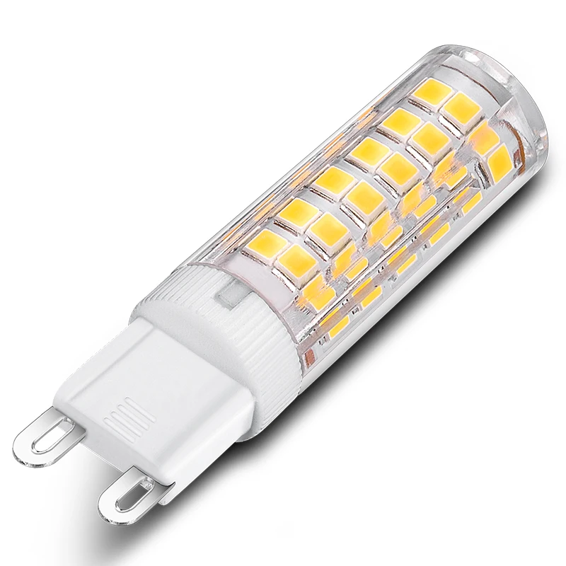 

6pcs G9 LED Bulbs 220V 5W Lampara 230V 360 Beam Angle 2835 SMD 75LED G9 Bulb Replace 40W 50W Halogen bulb