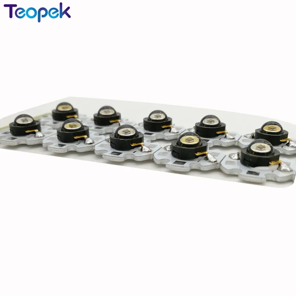 Imagem -03 - Led de Alta Potência Emissor de Contas Emissor de Luz de Led com 20 mm ou 16 mm ou sem Oferta Especial de Pcb 10 Pcs 3w ir 850nm