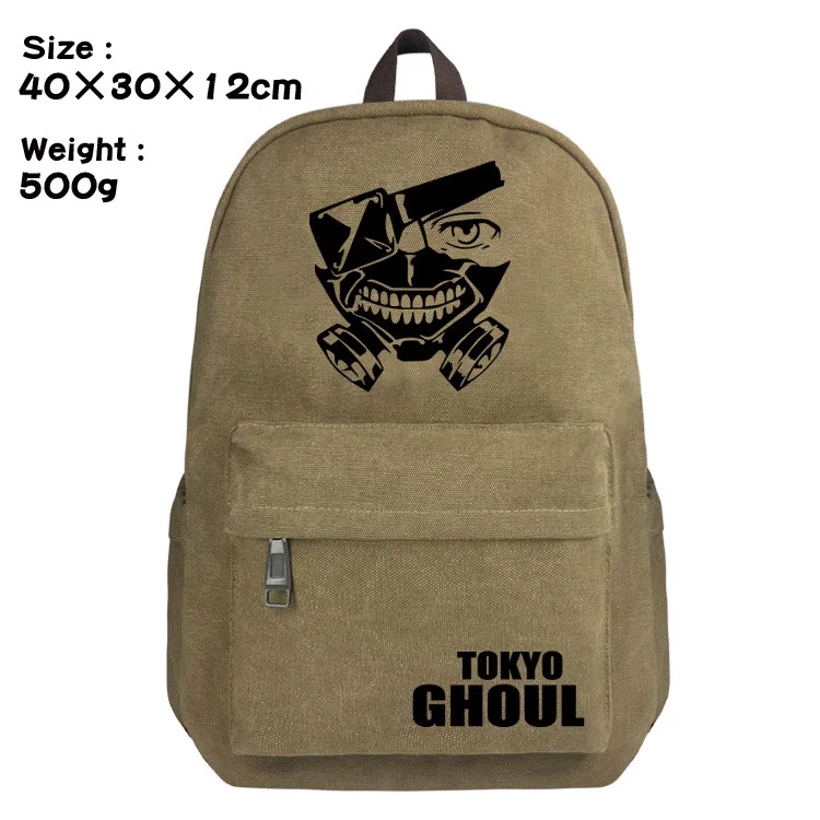 Tokyo Ghouls Canvas Anime Backpacks Rucksacks Cartoon Knapsack School Backpack student Bags