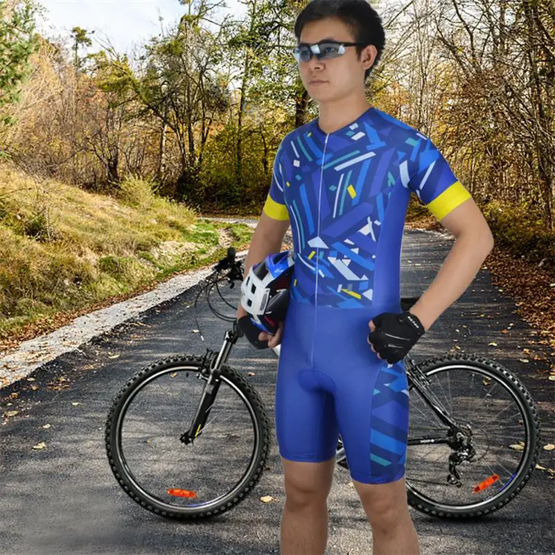 2019 New style Men's Summer Triathlon Sports Clothing Cycling Pro team Customized Cycling Skinsuit Ropa De Ciclismo Maillot