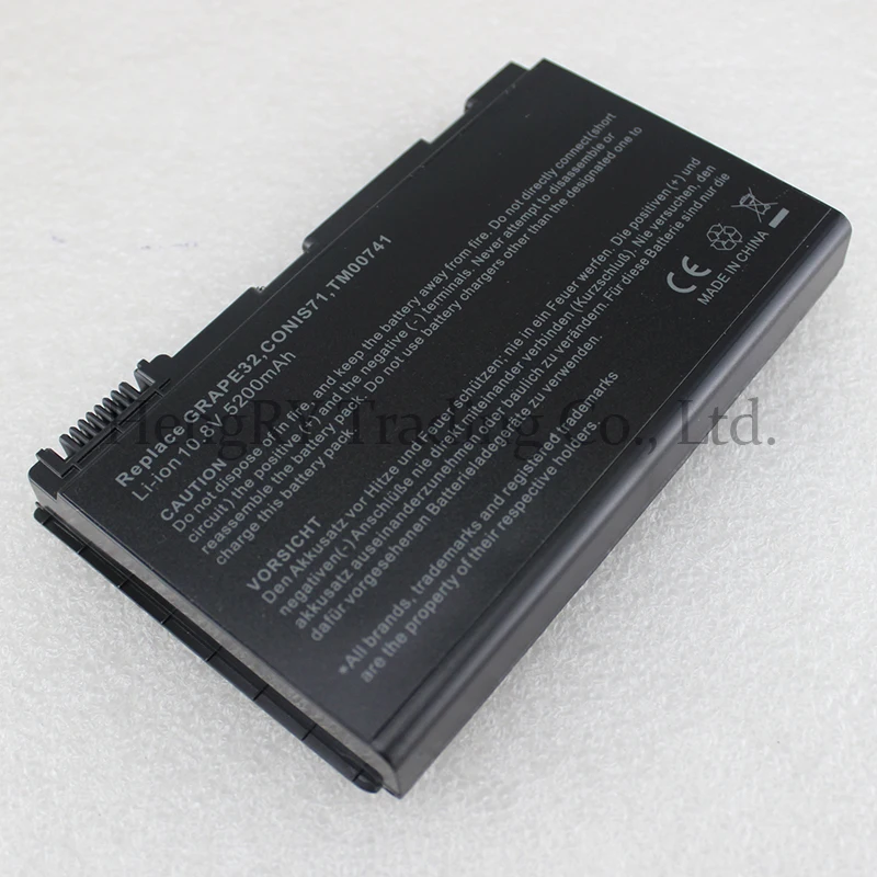 CPMANC 6 cells laptop battery For TravelMate 5320 5520 5720 7520 7720 Extensa 5220 5235 5620 5630 7620 TM00741 TM00751 GRAPE32