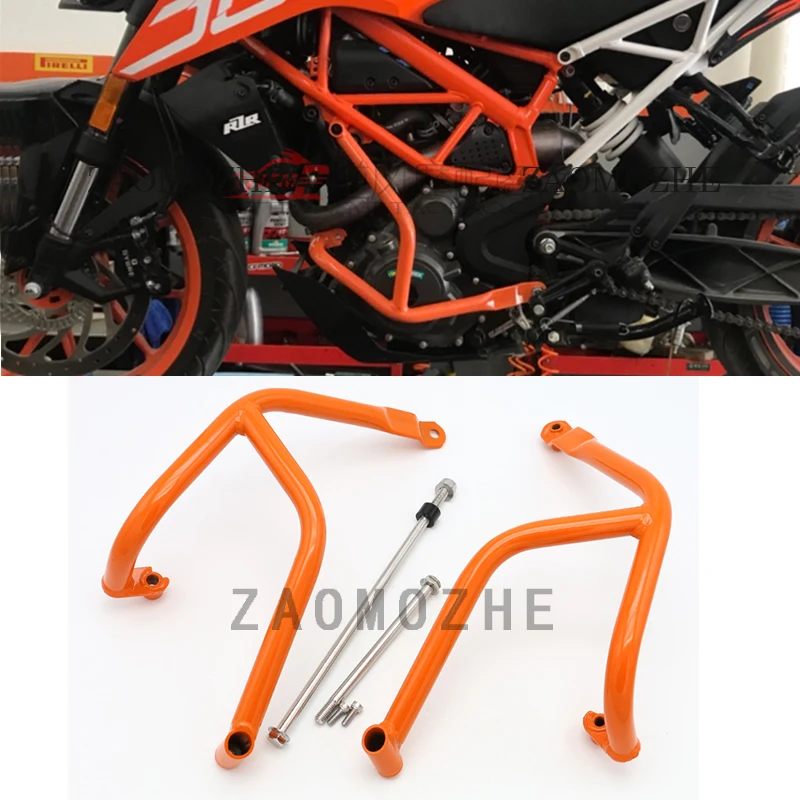 

Motorcycle Crash Bar Frame Engine Protection Guard Bumper For KTM duke 250 390 2017 2018 2019 2020 Bumper engine 17-20