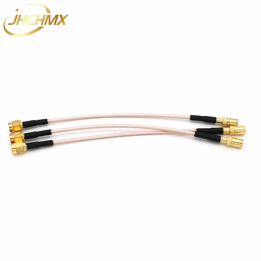 JHCHMX Kabel Sensor Laser Serat Kawat Transformator SMB-SMA TTW 316D Line untuk Mesin Kepala Pemotong Laser Serat Raytools