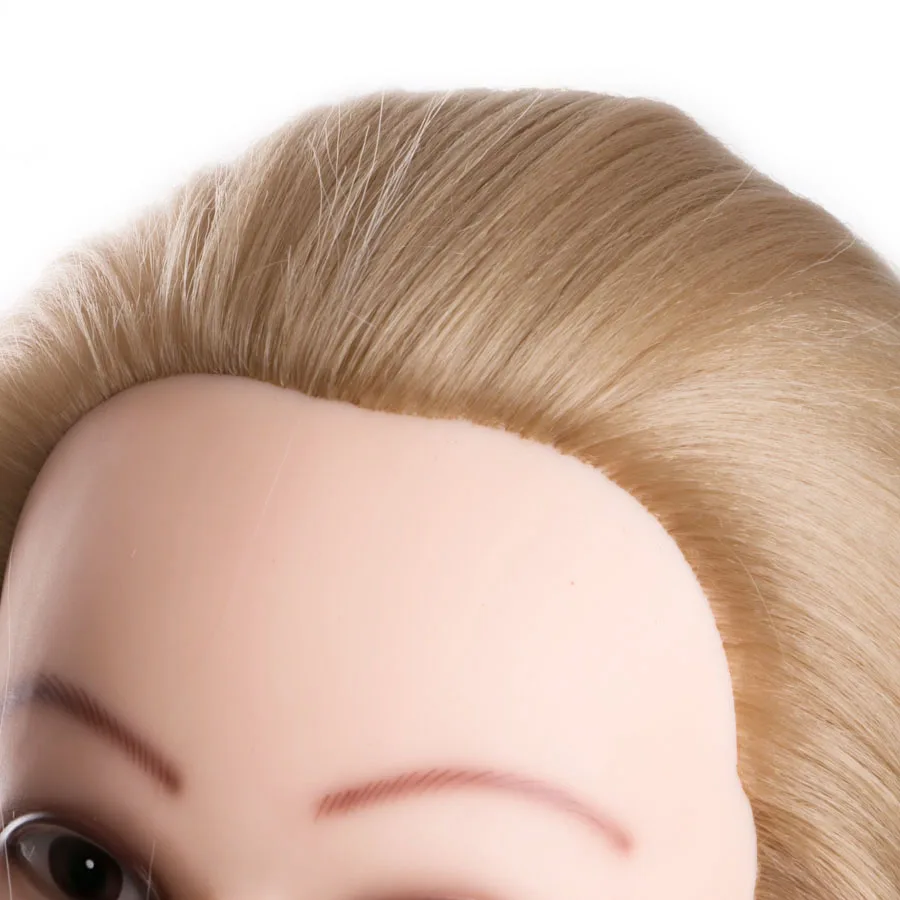 Feminino sintético manequim cabeça bonecas, Cabeleireiro Styling formação cabeça, Cabeleireiros para cabeleireiros, 80 cm