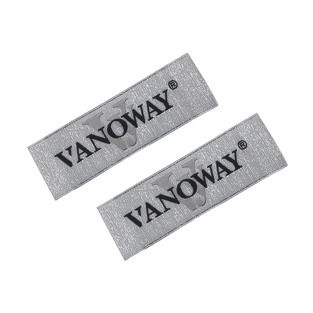 Customized 2000Pcs/Lot Carpets Woven Labels For Clothing Custom Sofa Covers Dress Embroidered Tags Shoes Fabric Tag Gift Label