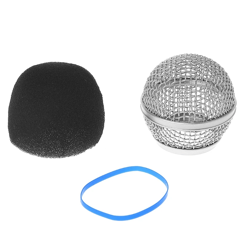 Replacement Blue Steel Mesh Microphone Grill Head For Shure Beta57a/ Beta87a/ Beta 58A Wireless Microphone and Wired Mics