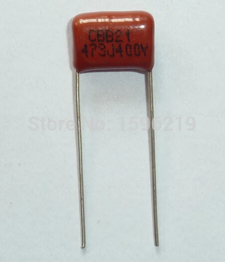 

100pcs CBB capacitor 473 400V 473J 0.047uF 47nF P10 CBB21 Metallized Polypropylene Film Capacitor