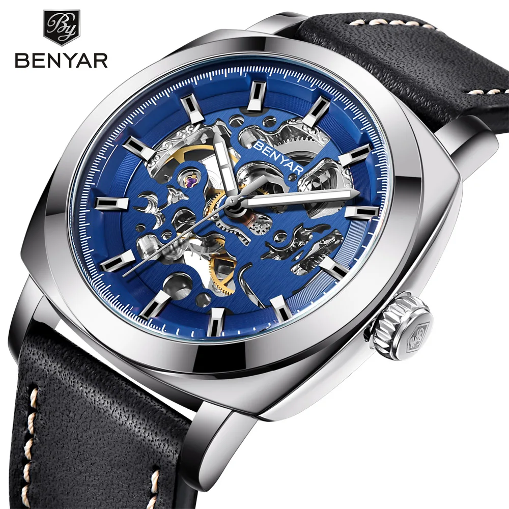 BENYAR Top Brand Luxury Men\'s Watches Business Automatic Mechanical Watch Men Waterproof Sports Wrist Watches Relogio Masculino