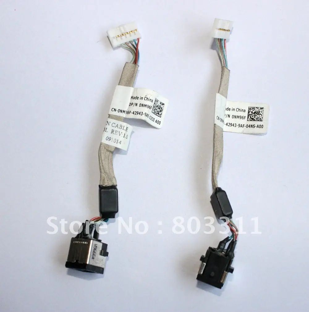 

Free shipping Brand New Power DC JACK with cable for dell 1747 1745 dc jack with cable DC301007V0L 1pcs/lot