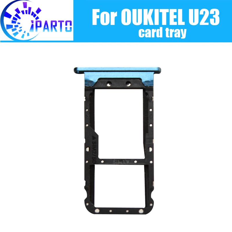 OUKITEL U23 Karte Tray Halter 100% Original Neue Hohe Qualität SIM Karte Tray Sim Karte Slot Halter Repalcement für OUKITEL u23