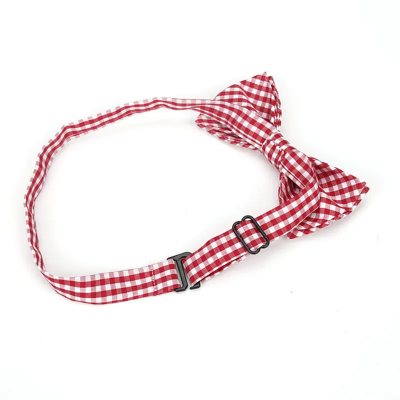 36 farben Marke Neue Stil Plaid Kid Bowtie Baumwolle Kinder Bowties Baby Kind Klassische Haustier Hund Katze Gestreiften Schmetterling Kind fliege