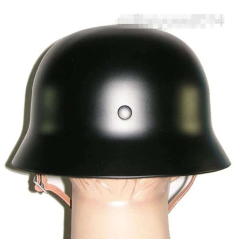 WW2 German  Elite WH Army M35 M1935 Steel Helmet Stahlhelm Retro Awesome BLACK