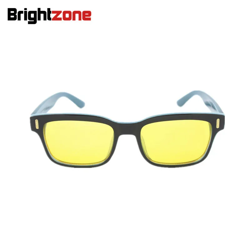 Black-blue Two Colors Anti Blue Light Ray Lenses Thick-temple Yellow Men & Women Computer Glasses For CE Mark Sale informatica