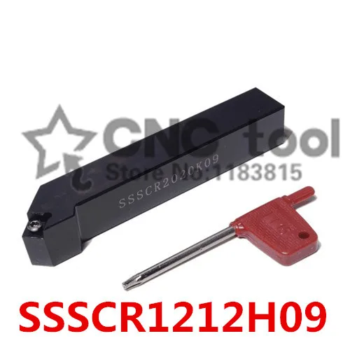 Держатель токарного инструмента SSSCR1212H09/ SSSCL1212H09 с ЧПУ, внешний токарный инструмент s, режущий инструмент 45 градусов, держатель токарного станка SCMT09T3