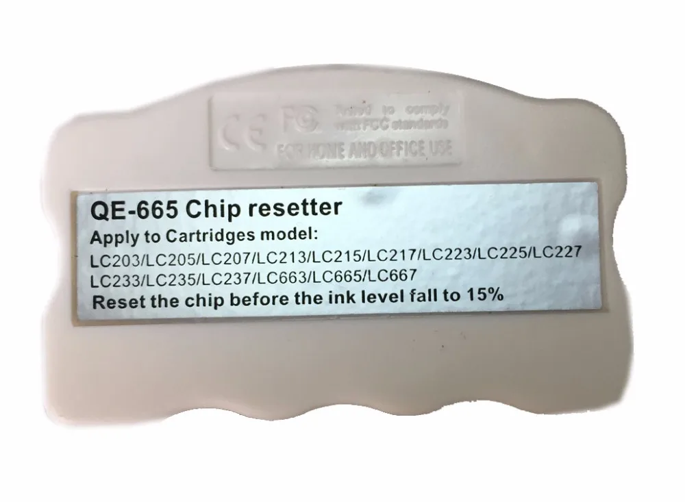 Einkshop QE-665 Chip Resetter Cho Anh Trai LC223 LC203 LC205 LC207 LC209 LC225 LC227 LC229 LC233 LC235 LC663 LC665 LC667 LC213