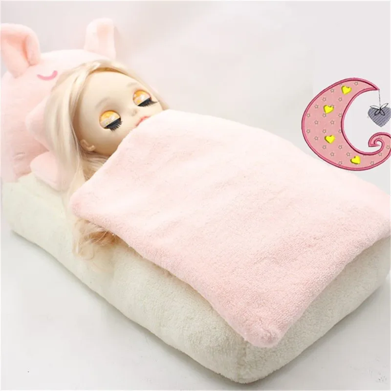 Doll furniture, accessories, pink pig bed, pink sofa, suitable for Blyth icy 30cm doll