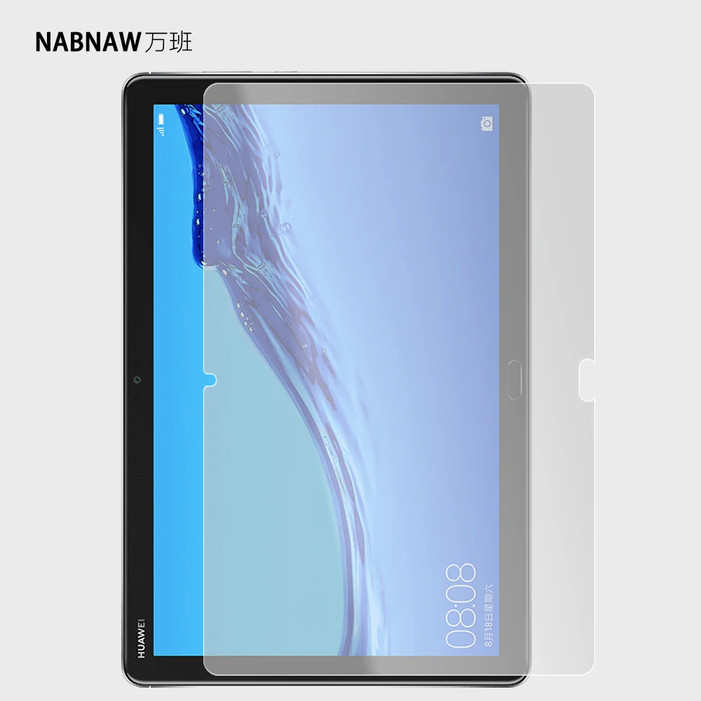 

NABNAW 0.3mm Ultra Clear Tempered Glass for HUAWEI MediaPad M5 lite 10.1 M5 Pro 10.8 Scratchproof Safety Cover Screen Protector