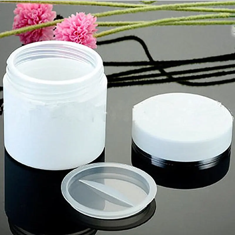 20pcs/Lot New 30g 50g 100g Round Base PP Cream Jar Clear Cream Pot Mini Cosmetic Container Makeup Sample Jar Packaging Bottle